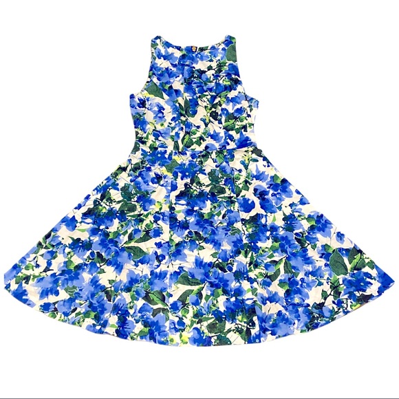 MILLY Fit & Flare Floral Dress - Picture 2 of 6